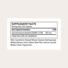 Close-up of Sacro-B capsules highlighting the gluten-free formula.