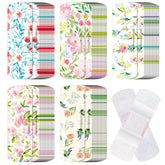 Threlaco floral bandages bundle close-up showing colorful flowers for everyday scrapes.