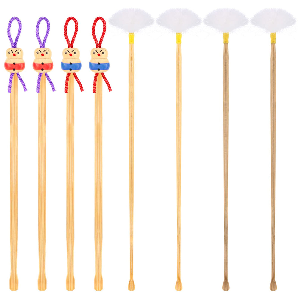 Threlaco goose feather ear spoon for gentle wax removal.