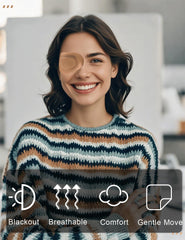 Breathable nonwoven cotton THSIREE eye patch for skin comfort