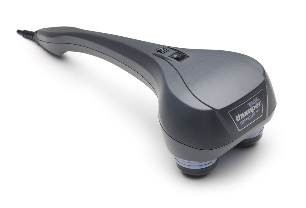 Thumper Sport massager front view for targeted relief.