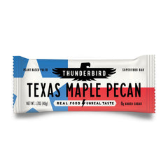 Thunderbird Energetica Texas Maple Pecan Bar 12-count, portable energy snack for busy days