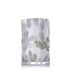 Closeup of Siberian fir needles note in Thymes Frasier Fir candle