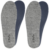 TIESTRA merino wool insoles front view two-pair set for winter footwear warmth