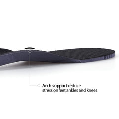 Tiestra non-slip memory foam insoles reduce slipping for safer steps.