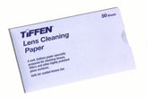 Tiffen lens cleaning tissue pack with 50 sheets for streak-free lens care.