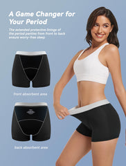 TIICHOO period underwear side view highlights discreet, leak-proof protection for all-day use.