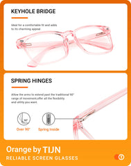 TIJN glasses with metal hinges provide durable daily use