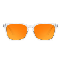 TIJN blue light blocking glasses with amber lenses, front view for all-day screen comfort.