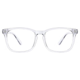 TIJN blue light blocking glasses front view with clear frame for screen time