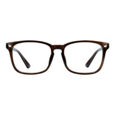 TIJN blue light blocking glasses with clear frame front view for everyday screen use
