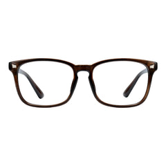 TIJN blue light blocking glasses with clear frame front view for everyday screen use