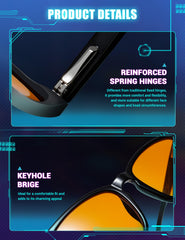 TIJN scratch-resistant lenses built for daily wear and durability.