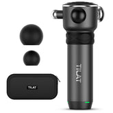 TILAT Massager Gun front view for deep tissue targeting and portability.