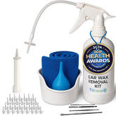 Tilcare ear wax removal tool with syringe and basin for safe at home ear cleaning