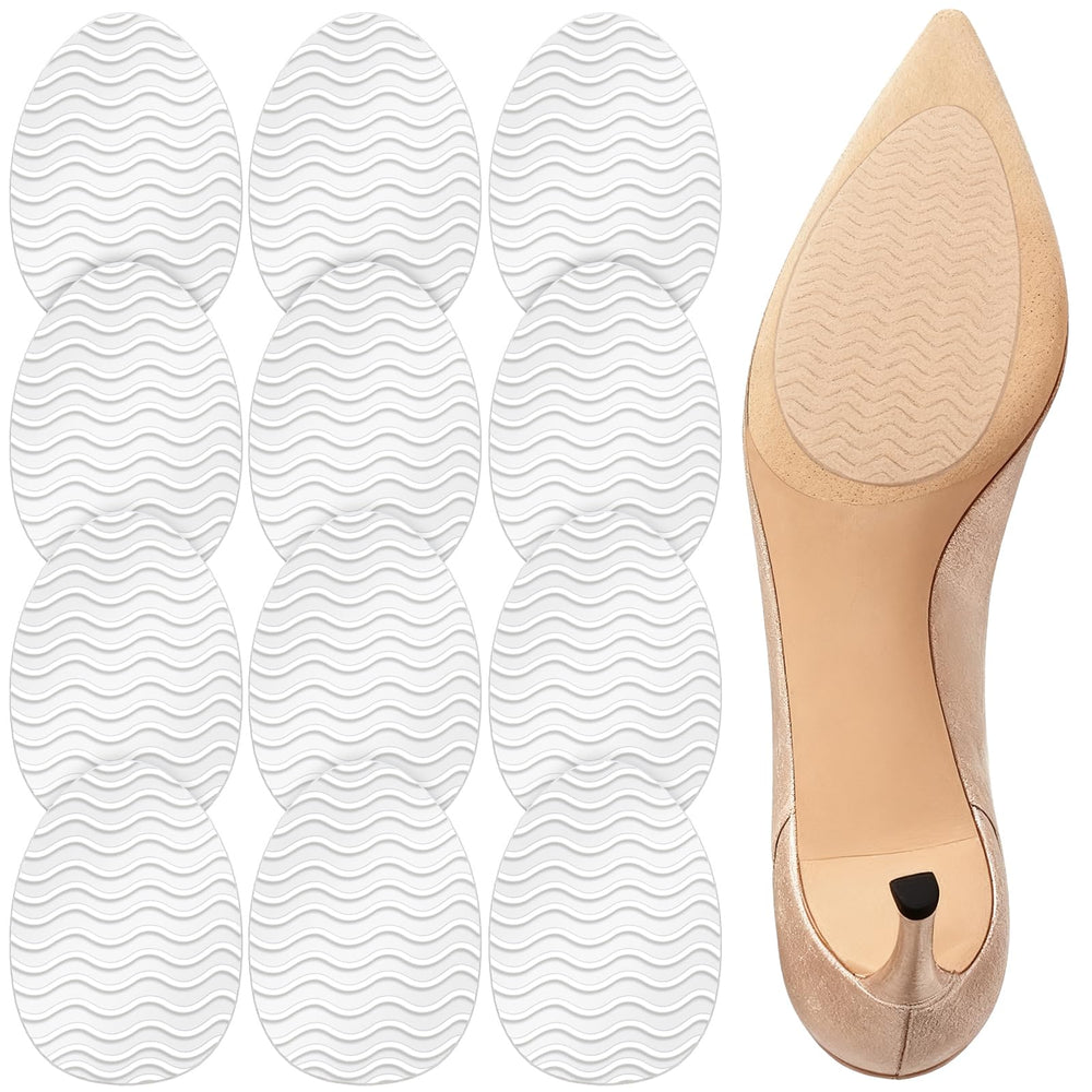 Tinideya non-slip shoe grips 6-pairs pack; packaging for easy wardrobe protection.