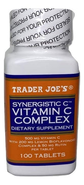 TJ's Vitamin C Complex tablets with lemon bioflavonoids, 500 mg per tablet