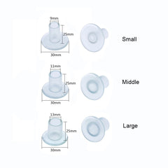 TKMOS medium-size heel protectors for mid-height heels with grip