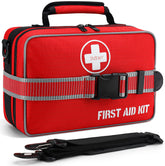 TLIEAO comprehensive first aid kit closed view shows ready-to-use essentials for at home or on the go.
