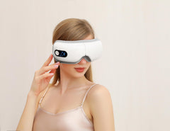 TLINNA Eye Massager 3D airbags target eye acupoints for relaxation.