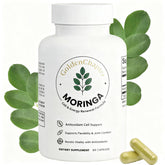 TMKTMK Golden Chapter Moringa bottle front showing pure ingredients for daily vitality