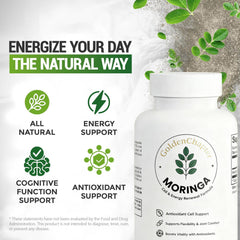 TMKTMK Golden Chapter Moringa capsules closeup, easy-to-swallow daily wellness