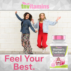 tnvitamins Cranberry Pills for Women antioxidants and polyphenols emphasis