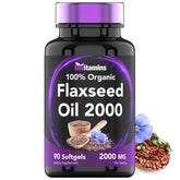 tnvitamins flaxseed oil softgels bottle high omega-3 source for daily wellness