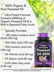 tnvitamins organic flaxseed oil softgels pure plant-based wellness in one capsule
