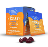 Toast! Before You Drink Gummies cherry pack for on-the-go social occasions