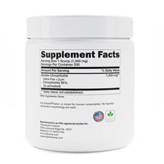 TODICAMP Zeolite Detox pour in glass for daily detox routine