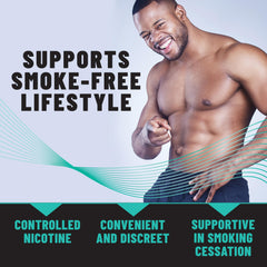 TOLEVITA transparent quit-smoke patch blends with skin for discreet use