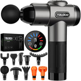 TOLOCO massage gun for deep tissue back relief and muscle recovery at home