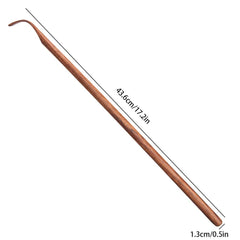 Tomorotec handmade back scratcher with smooth edges and refined detailing.