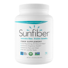 Tomorrow's Nutrition Sunfiber bottle pour for easy daily fiber support