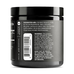 Toniiq Akkermansia label with ingredients panel indicating clean formula