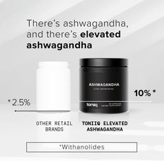 Toniiq Ashwagandha wild-harvest India foothills backdrop
