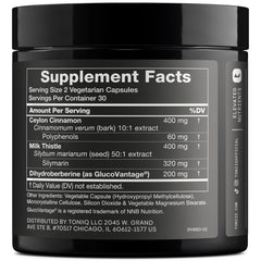 Toniiq Dihydroberberine serving pour shows easy daily dosage.