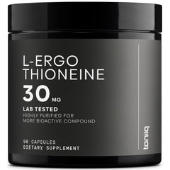 Toniiq Ergothioneine MitoPrime bottle for daily use and potency