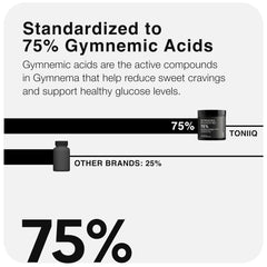 Capsules on table ready for easy daily dosing with Toniiq Gymnema Sylvestre