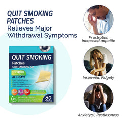 Tooffi Quit Smoking Patches Step 3 patch close up shows size and comfort