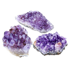 Top Plaza amethyst geode druzy crystal highlights natural sparkle for décor.