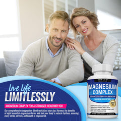 Toplux Magnesium Complex bottle cap highlighting convenient daily supplementation