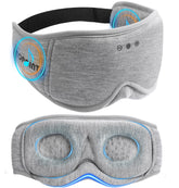 TOPOINT Sleep Mask with 6-layer blackout for pitch-dark rest, ideal for travel and night shifts