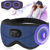 TOPOINT sleep mask with Bluetooth headphones for hands-free listening during rest.