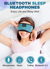 TOPOINT sleep mask uses 95% cotton fabric for gentle comfort.