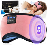 TOPOINT Sleep Mask Headphones side view for deep, uninterrupted rest