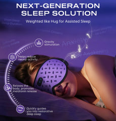 TOPOINT Eye mask with warm and cold pack for relaxation or refreshing mornings