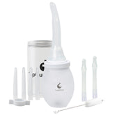 TopQuaFocus enema bulb transparent container for easy liquid visibility.