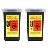 TorSor sharps container two-pack with snap-top lid for safe disposal.